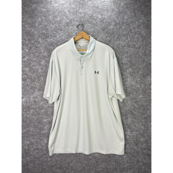 Under Armour Other - Under Armour Performance Polo Shirt Mens XL Light blue HeatGear Golf Loose Fit